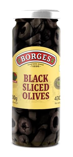 Borges Black Sliced Olives –