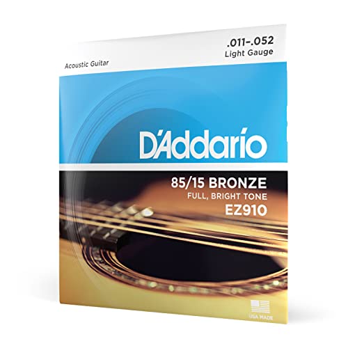 D'Addario Bronze Acoustic Guitar Strings_85/15