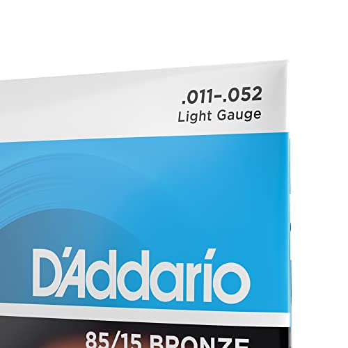 D'Addario Bronze Acoustic Guitar Strings_85/15