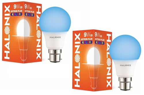 HALONIX LED BULB ASTRON PLUS 9W B22 BLUE PACK 2