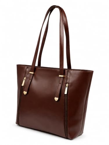 Handbag for Women, Brown Faux