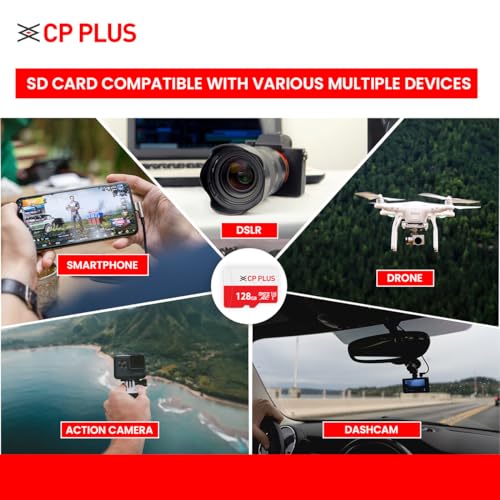CP PLUS 128GB microSDXC Memory