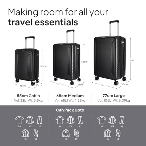 American Tourister Robotech|Medium Size Check-in