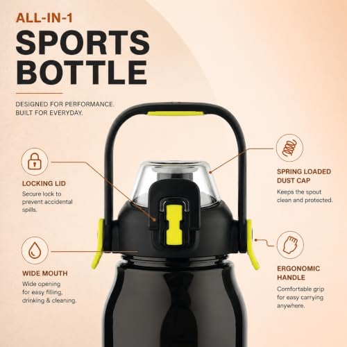 United Colors of Benetton Water Bottle Plastic Drinkware - Image 2