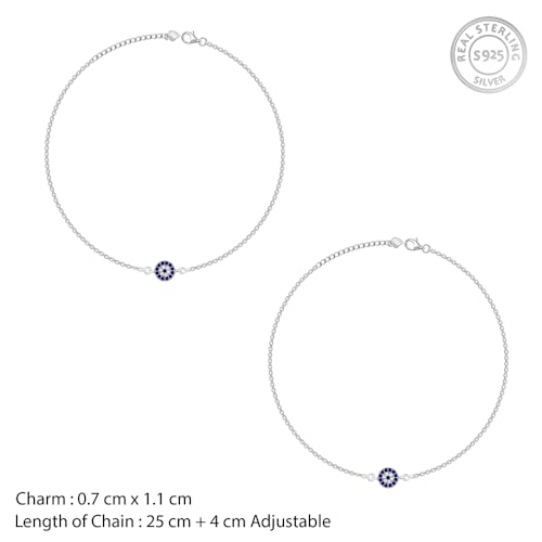 GIVA 925 Silver Anklet for Women, Single | Gifts for Women & Girls - Image 4