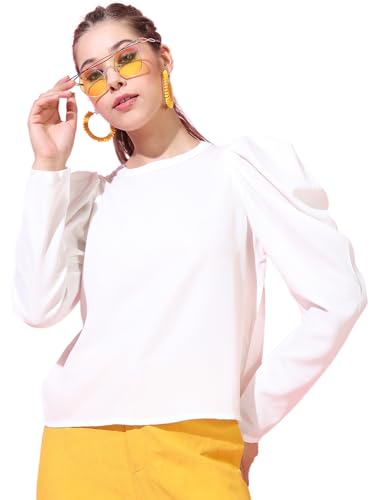 Tokyo Talkies Women Regular Fit TTTP010007 White M