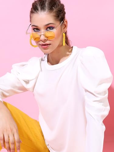 Tokyo Talkies Women Regular Fit TTTP010007 White M - Image 4
