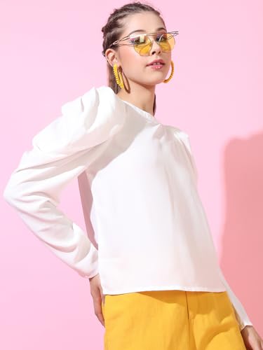 Tokyo Talkies Women Regular Fit TTTP010007 White M - Image 5