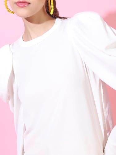 Tokyo Talkies Women Regular Fit TTTP010007 White M - Image 6