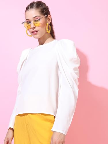 Tokyo Talkies Women Regular Fit TTTP010007 White M - Image 7