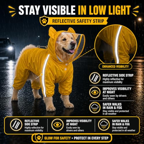Nylon Full Body Dog Raincoat