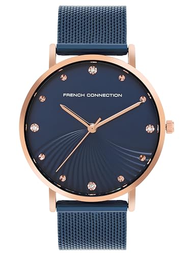 French Connection Blue Dial Analog Watch for Women -FCC01UM