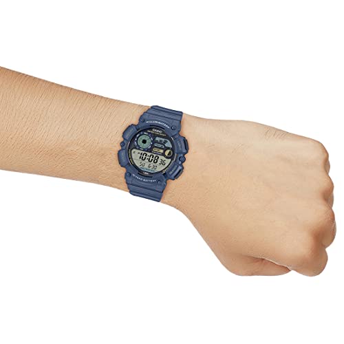 Casio Resin Digital Blue Dial Unisex Watch-Ws-1500H-2Avdf, Blue Band - Image 5