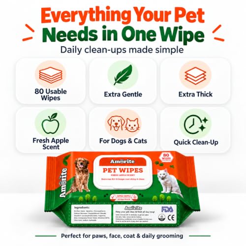 Anti-Bacterial 160 Count Pet Wipes