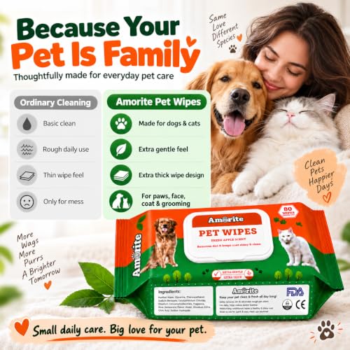 Anti-Bacterial 160 Count Pet Wipes