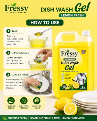 FRESSY Lemon Dish Wash Gel