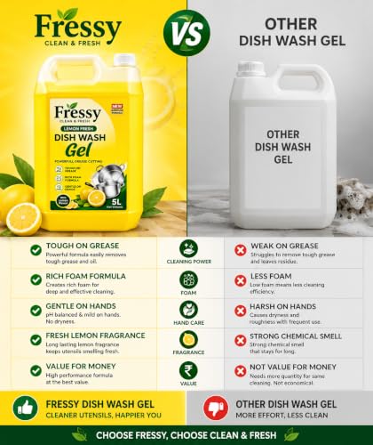 FRESSY Lemon Dish Wash Gel