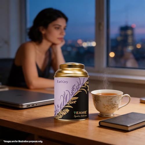 TE-A-ME Earl Grey Tea Tin 50 Grams | Black Tea | Earl Grey Tea - Image 4