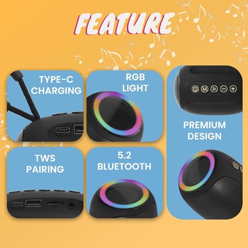 Krisons Spark Glow Bluetooth Speaker