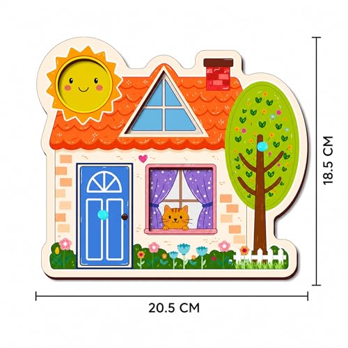 Lefan Montessori Wooden Pegged Shape
