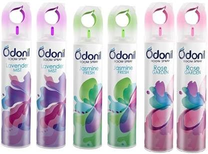 Odonil Lavender-Jasmine-Rose Spray (6 x 220 ml)