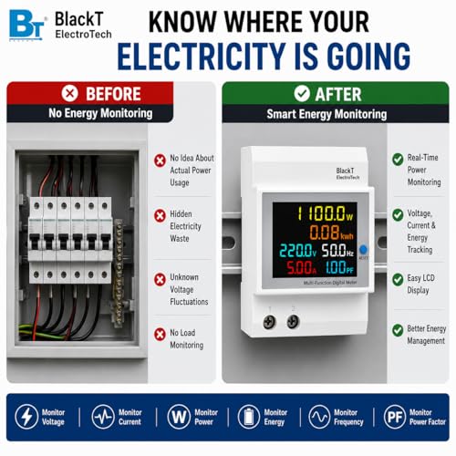 Blackt Electrotech BT710FM Multifunctional Digital Energy Meter - Image 3