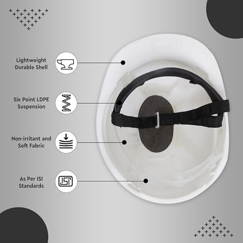 Robustt Safety Helmet - White