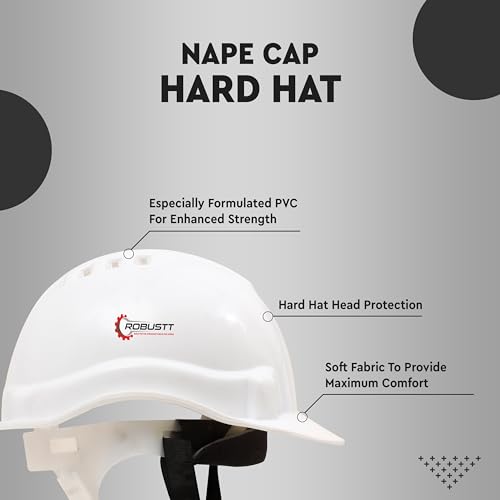 Robustt Safety Helmet - White