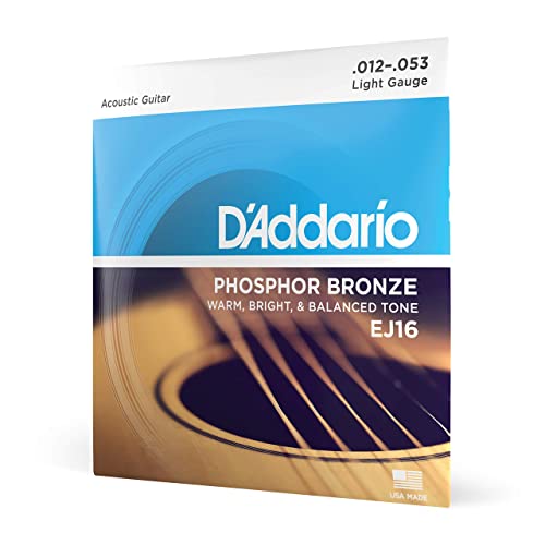 D'Addario EJ16 Acoustic 12-53 Light