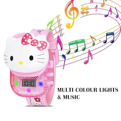 ALNA-TURA Pink Digital Stylish Watch
