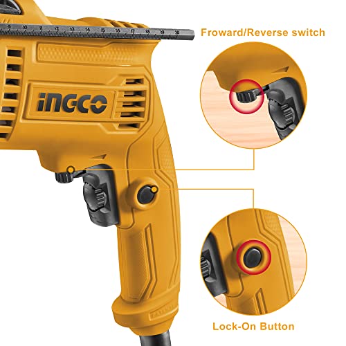 INGCO Impact Drill Set, 680W