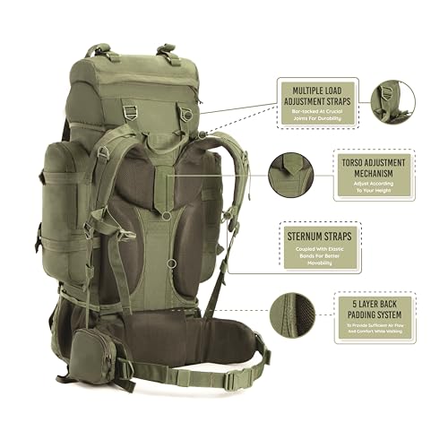 TRIPOLE Colonel Metal Frame 80L