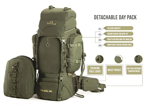 TRIPOLE Colonel Metal Frame 80L