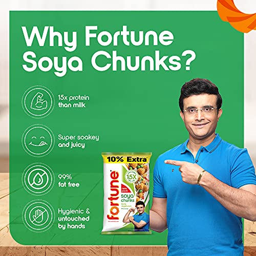 Fortune SOYA Chunks Pouch, 1kg 10% Extra - Image 5