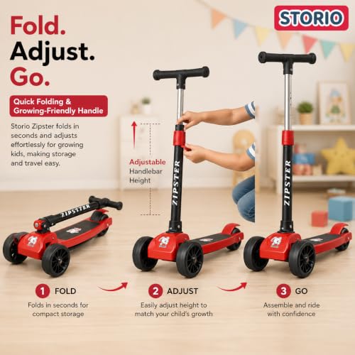 Storio Zipster Foldable Kick Scooter