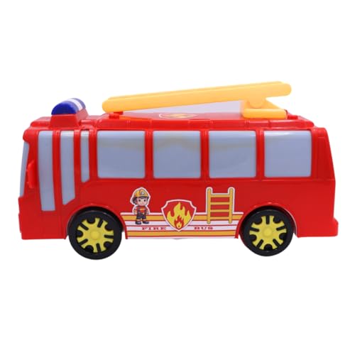 ToyBharat Fire Bus Friction Power