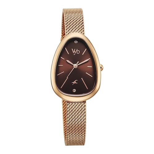 Fastrack Vyb Prodigy Quartz Analog Brown Dial Watch for Women - Image 3
