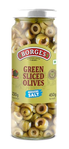 Borges Green Sliced Olives, 450g