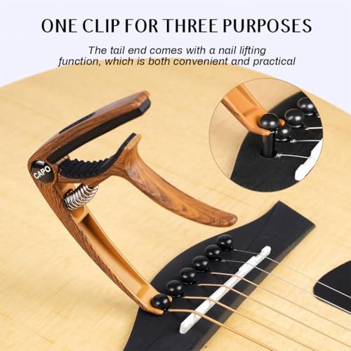 HASTHIP® Guitar Capo for Acoustic and Electric Guitar, Alloy Capo - Image 5