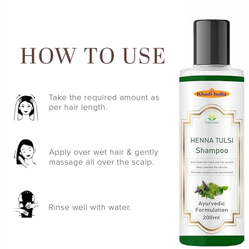 Khadi Natural Heena Tulsi Herbal