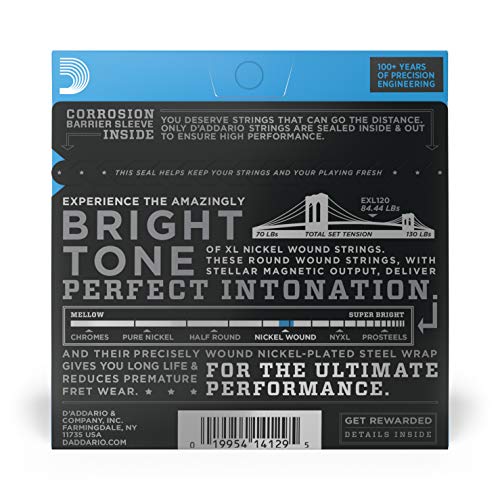 D'Addario EXL120 Nickel Wound 8-38