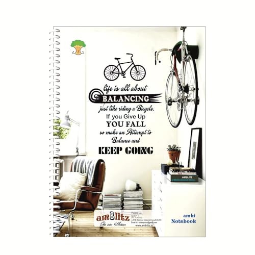amblitz Spiral Notebook | UnRuled