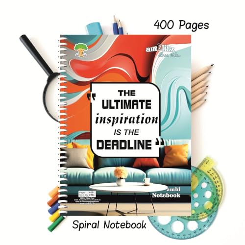 amblitz Spiral Notebook | UnRuled