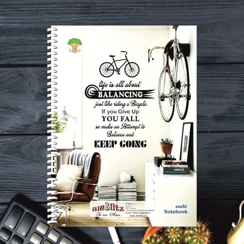 amblitz Spiral Notebook | UnRuled