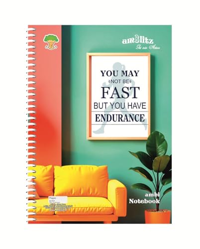 amblitz Spiral Notebook | UnRuled