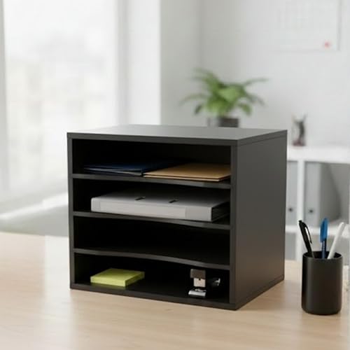 Home Sparkle Wooden Desktop Organizer