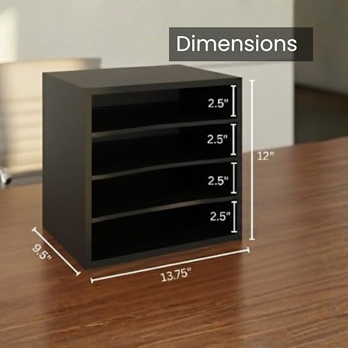 Home Sparkle Wooden Desktop Organizer