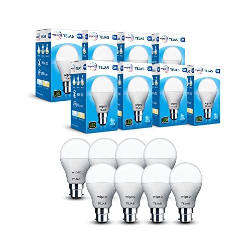 Wipro Tejas 12w LED Bulb, coolwhite (Pack of 8)