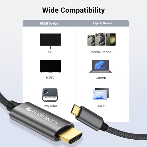 Zebronics Type C to HDMI