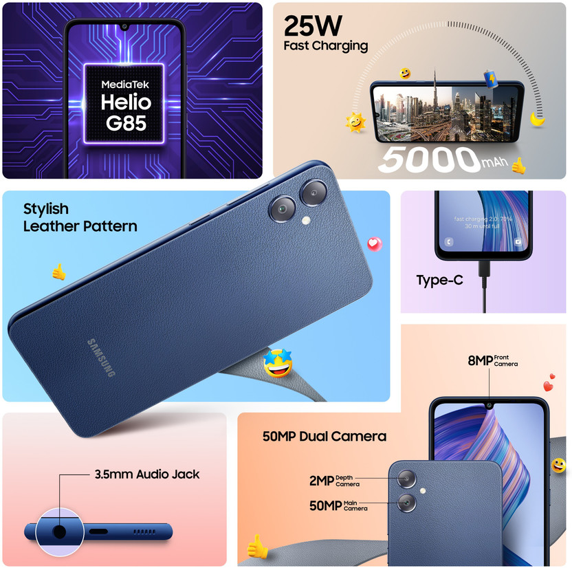 Samsung Galaxy F05 (Twilight Blue, 64 GB) (4 GB RAM) - Image 2